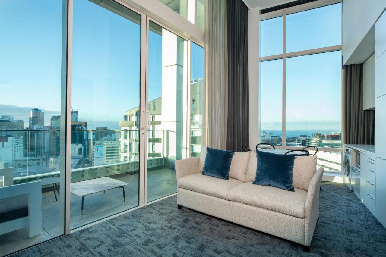 Suite mit 2 Schlafzimmern und Blick auf den Sky Tower