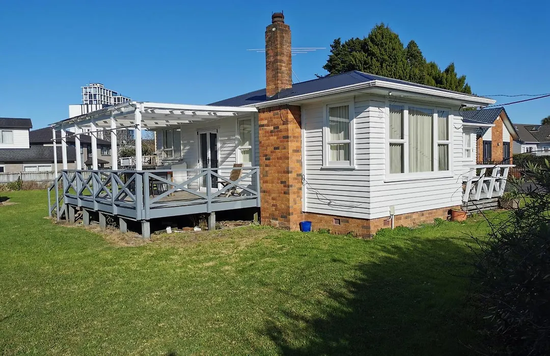 White Weather Board House-1