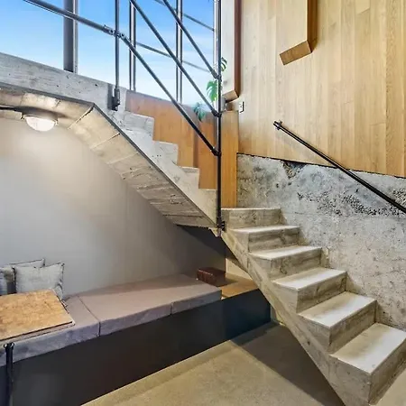 Unique Industrial-Style Apartment In Auckland-3