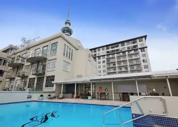 Stunning Studio -Gym, Pool & Parking Zodiak Stays Auckland acceptant les animaux