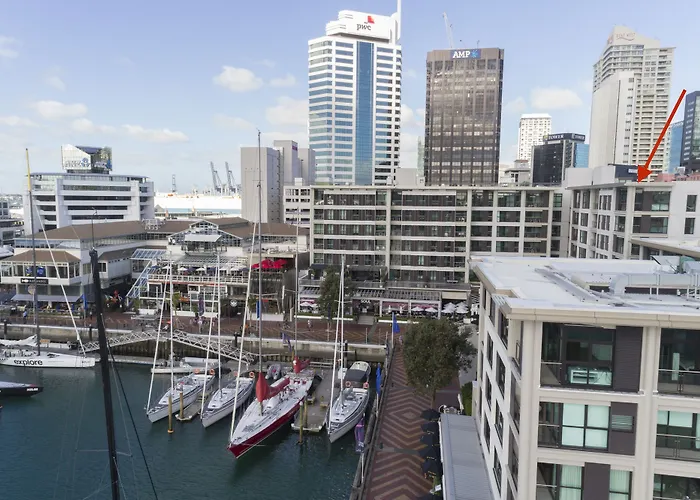 Hotel Bright Modern One Bed Marina Penthouse Auckland che accetta animali